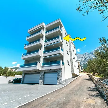 דירה Blue Paradise מאקרסקה